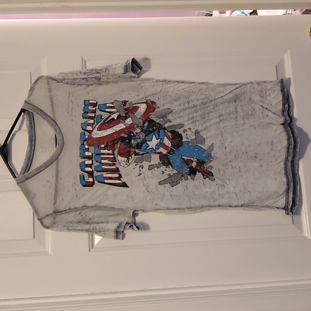 Captain America sheer shirt